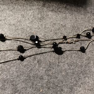 Silver extra long neckaclace great for various lengths versatile